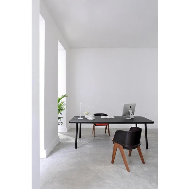 Black Lacquered Point Neuf Table by Rodolfo Dordoni For Sale - Image 8 of 13