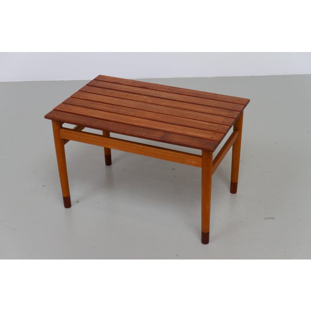 Danish Modern Bench or Table in Teak and Beech, 1950s For Sale - Image 9 of 18