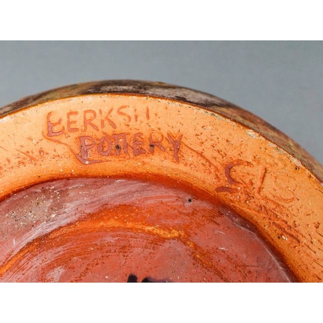 Berkshire Pottery Gertraud Stosiek Signed Vintage Mid Century Modern Art Vase For Sale - Image 9 of 9