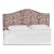 Full Ashland Headboard in Washed Cheetah Pink Black Oga For Sale