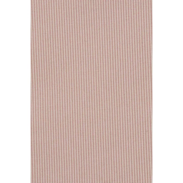 Cottage Pinstripe Blush Fabric - Sample For Sale