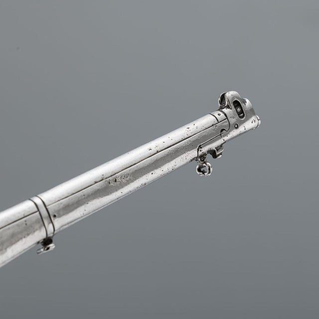 Antique English Silver Rifle Shooting Trophy, London, 1915 For Sale - Image 9 of 18
