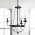 18-Inch Diameter Adjustable Chandelier - Black For Sale - Image 4 of 5