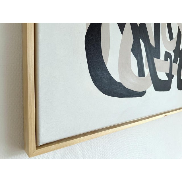 Black Amanda Andersen, Strings I: Acrylic Painting on Canvas, 2025 For Sale - Image 8 of 13