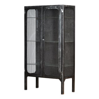 Vintage Medical Cabinet in Iron, 1970s For Sale