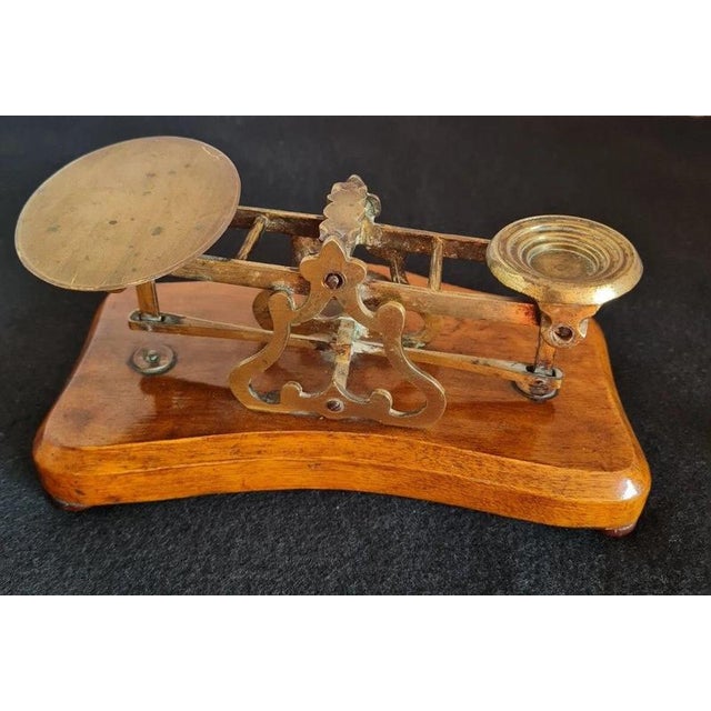 Brass-Mounted Postal Scales from Sampson Mordan & Co., 1900s For Sale - Image 4 of 9