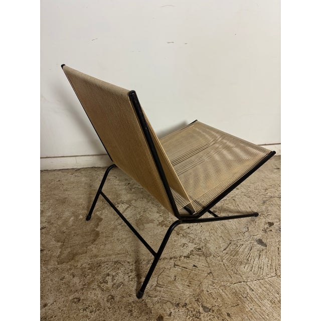 1950s 1950s Allan Gould Rope String Lounge Chair For Sale - Image 5 of 14