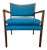 Mid Century Modern Walnut Arm Chair For Sale