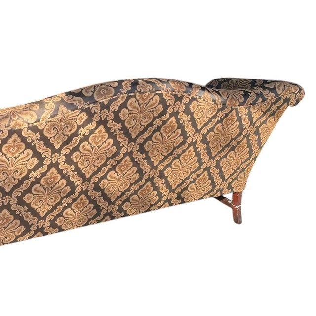 Antique Chippendale-Style Camelback Sofa For Sale - Image 4 of 12