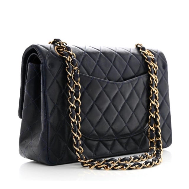 Chanel Timeless/Classic double Flap 10" shoulder bag in Black , CC Logo, Vintage For Sale In New York - Image 6 of 18