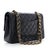Chanel Timeless/Classic double Flap 10" shoulder bag in Black , CC Logo, Vintage For Sale In New York - Image 6 of 18