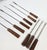 Mid 20th Century Mid-Century Walnut Fondue Sticks- Set of Twelve For Sale - Image 5 of 16
