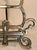 This brilliant, solid brass, tabletop easel was handcrafted circa 1950. It's style inspired by Chinoiserie found in the...