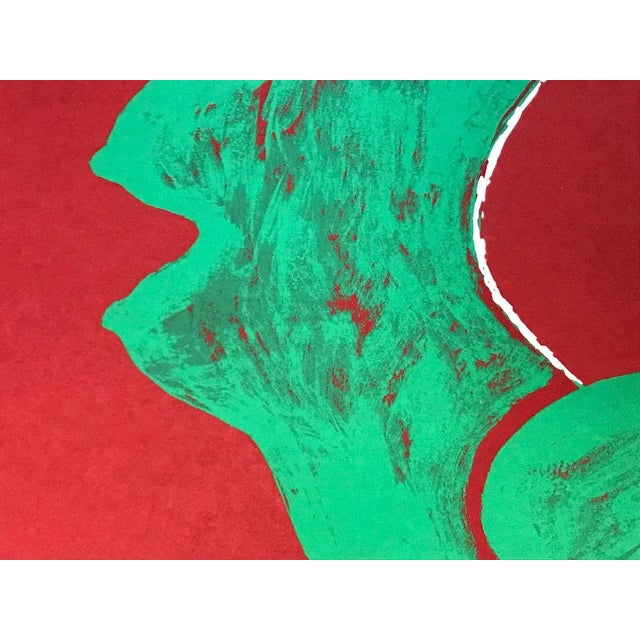 1970s Guillaume Corneille, La femme et l’Oiseau, 1978, Silkscreen Printing For Sale - Image 5 of 7