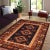 Create a new dimension of style in your home with this breathtaking semi-Vintage hand-knotted kargahi rug featuring...