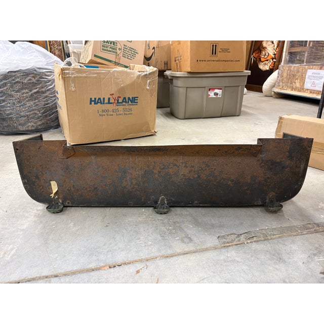 Early 19th Century Antique Brass Regency Fireplace Fender For Sale - Image 5 of 11