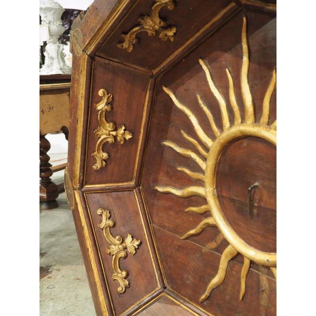 18th Century Italian Walnut Wood Pulpit Canopy For Sale - Image 4 of 13