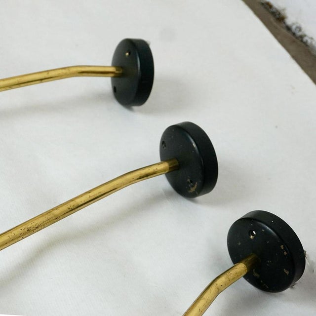 Mid-Century Modern Mid-Century Austrian Brass Zylinder Sconce attributed to J. T. Kalmar, 1950s For Sale - Image 3 of 18