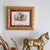 Wood Early 20th Century Tobacciana Framed La Balca Inner Cigar Box Label With Horse and Dog For Sale - Image 7 of 10