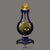 1970s Marie Antoinette Cobalt Blue Porcelain Mantel Clock, 1970s For Sale - Image 5 of 18