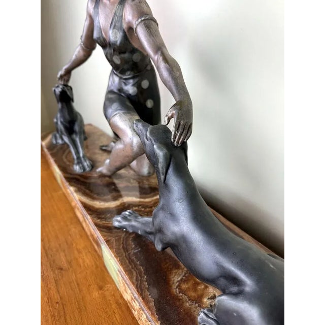 Metal Mastiff Sculpture by G. Arisse For Sale - Image 7 of 9