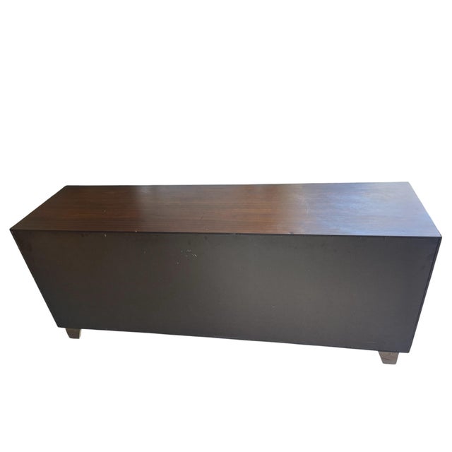 Vintage Dillingham Walnut Nine-Drawer Dresser, Dated 1970, Mid Century Modern, Attributed For Sale In Naples, FL - Image 6 of 16
