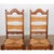 Brown Vintage Straw-Seated Chairs in Oak, 1940, Set of 6 For Sale - Image 8 of 10