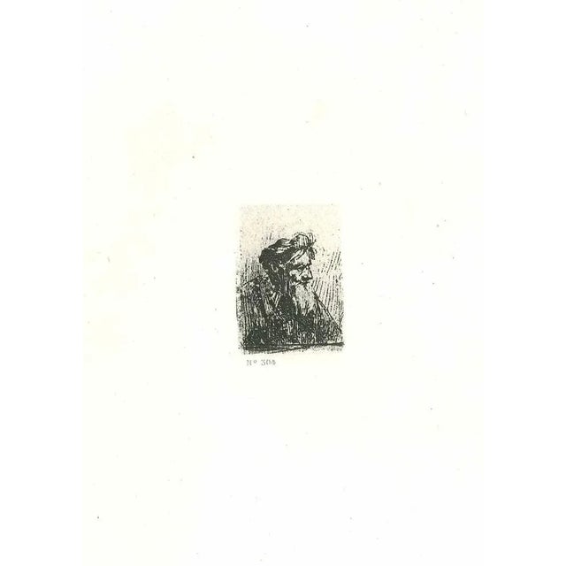 Head of a Man with Turban is an engraving on ivory-colored paper realized by Charles Amand Durand (1831-1905) after an...