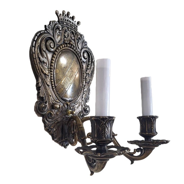 Fresh from a phenomenal local Rye New York estate, we have a great pleasure to offer you this gorgeous PAIR of Antique...