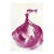 The Deep Magenta Dress 8 - Original Ink Painting on French Linen Paper by Bettina Mauel For Sale
