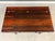 Brown 1972 Peter Lovig Signed Rosewood Flip Top Desk For Sale - Image 8 of 11