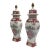 A Pair of Antique Edme Samson Porcelain Tea Caddies in Chinese Export Style. For Sale