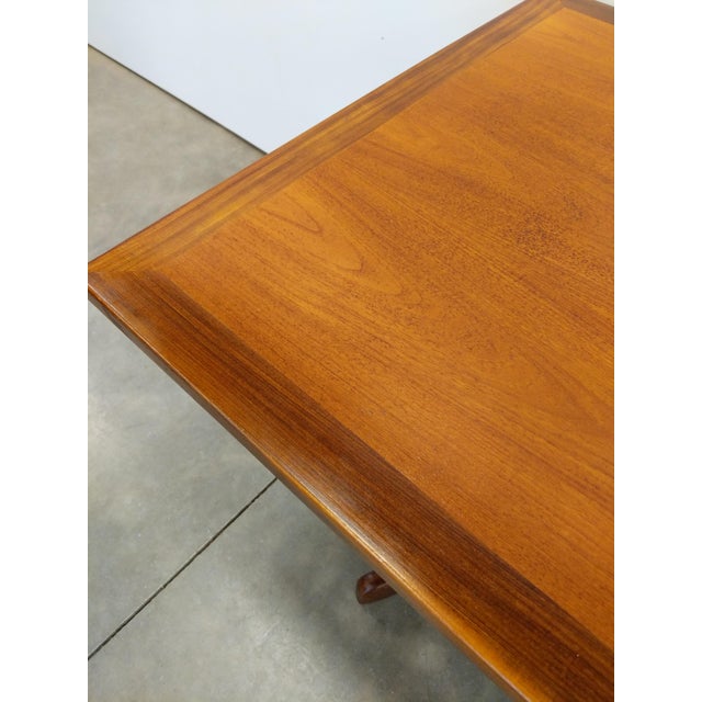 Vintage Mid Century Modern Teak Dining Table Attributed to G Plan For Sale - Image 9 of 9