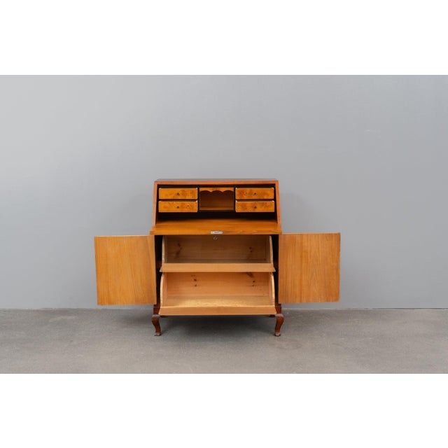 Art Nouveau Secretary Desk in Oak, Early 20th Century For Sale - Image 6 of 18