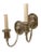 Caldwell Silver Plated One Light Sconces - a Pair For Sale - Image 9 of 9