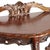 Elegant and highly decorative venetian demilune console in carved mahogany, attributed to eugenio quarti and his workshop...