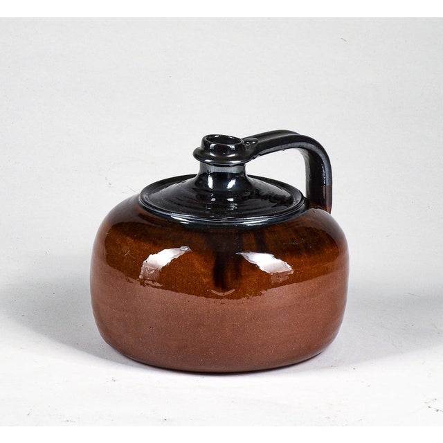 Mid-Century Modern Glazed Terracotta Vase by Luigi Gaudenzi Fratte Rosa Ps Italia, 1970 For Sale - Image 3 of 10