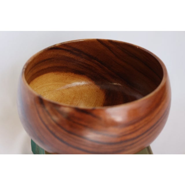1970s Vintage Teak Fruits Bowl For Sale - Image 5 of 5