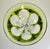 1930s Moser Lady Hamilton Green Overlay Crystal Wine Glasses, Set of 7 For Sale - Image 9 of 10