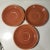 Mid-Century Modern Vintage Fiestaware Rose Pink Saucer Bread & Butter Plates- Set of 6 For Sale - Image 3 of 9