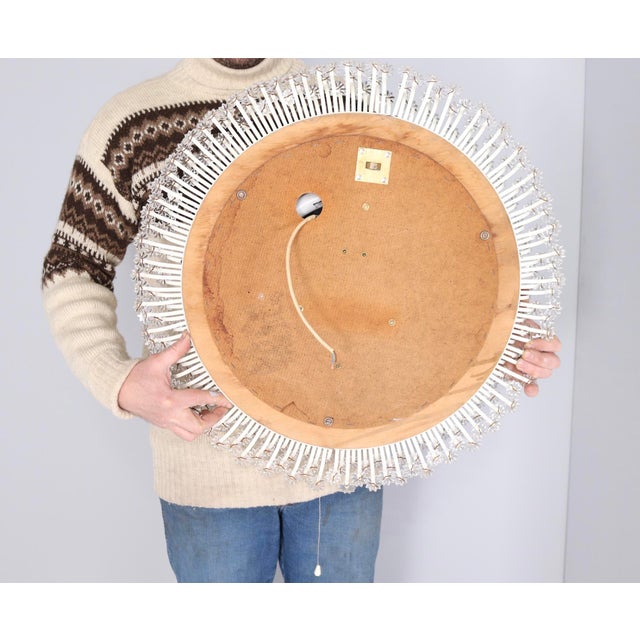 Round Backlit Mirror, 1960s For Sale - Image 10 of 11