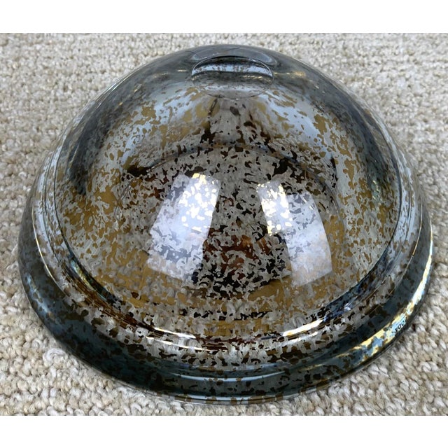 1970s Vintage Thick Glass Candy Dish For Sale - Image 5 of 8