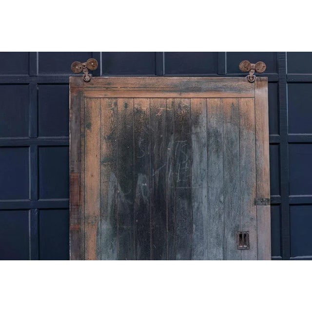 19th Century English Oversized Sliding Barn Door For Sale - Image 11 of 13
