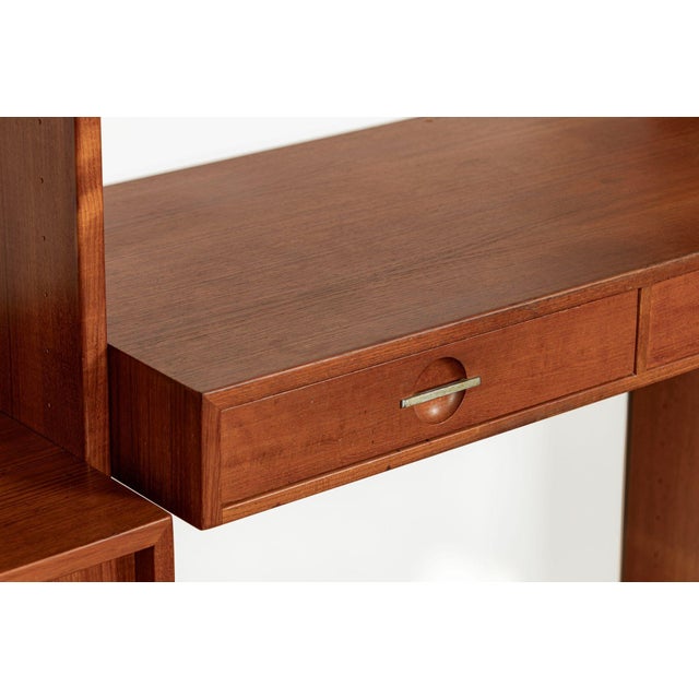Mid-Century Modern Teak Wall Unit Bookcase Ry100 by Hans Wegner for Ry Møbler, 1960s For Sale - Image 10 of 18