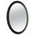 Mid-Century Oval Green and Grey Scalloped Wall Mirror from Cristal Arte, Italy, 1960s For Sale - Image 15 of 15