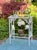 Beaux Arts cast iron two-tier glass top garden table with white paint patina, France, circa 1880. An exquisite table of...
