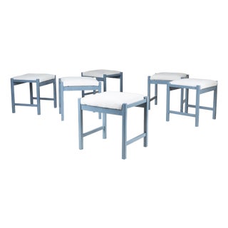 Wooden Stool by Sergio Cammilli for Poltronova, 1970s For Sale