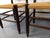 Set of Vintage Arts & Crafts Dining Chairs in Oak and Rope in the style of Antonio Calligaris For Sale - Image 3 of 17