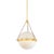 2020s Abbie Pendant Light – Aged Brass W/ Soft Bisque – Brand New For Sale - Image 5 of 5