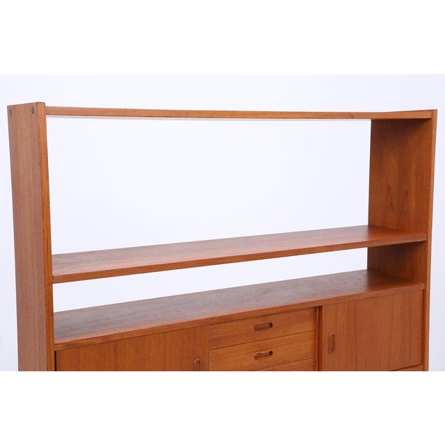 Wood Vintage Teak Bookcase, 1960s For Sale - Image 7 of 18